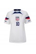 Fotbalové Dres Spojené státy Christian Pulisic #10 Dámské Domácí Oblečení MS 2022 Krátký Rukáv